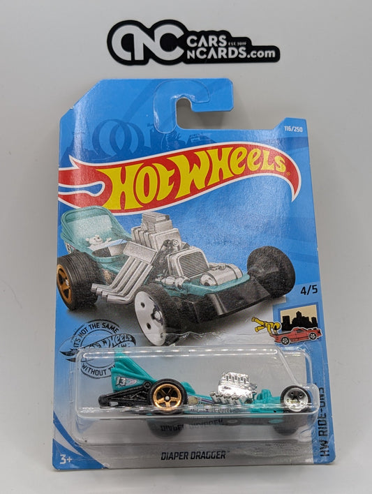 Hot Wheels HW Ride Ons 4/5 Diaper Dragger Blue 116/250 (Damaged)