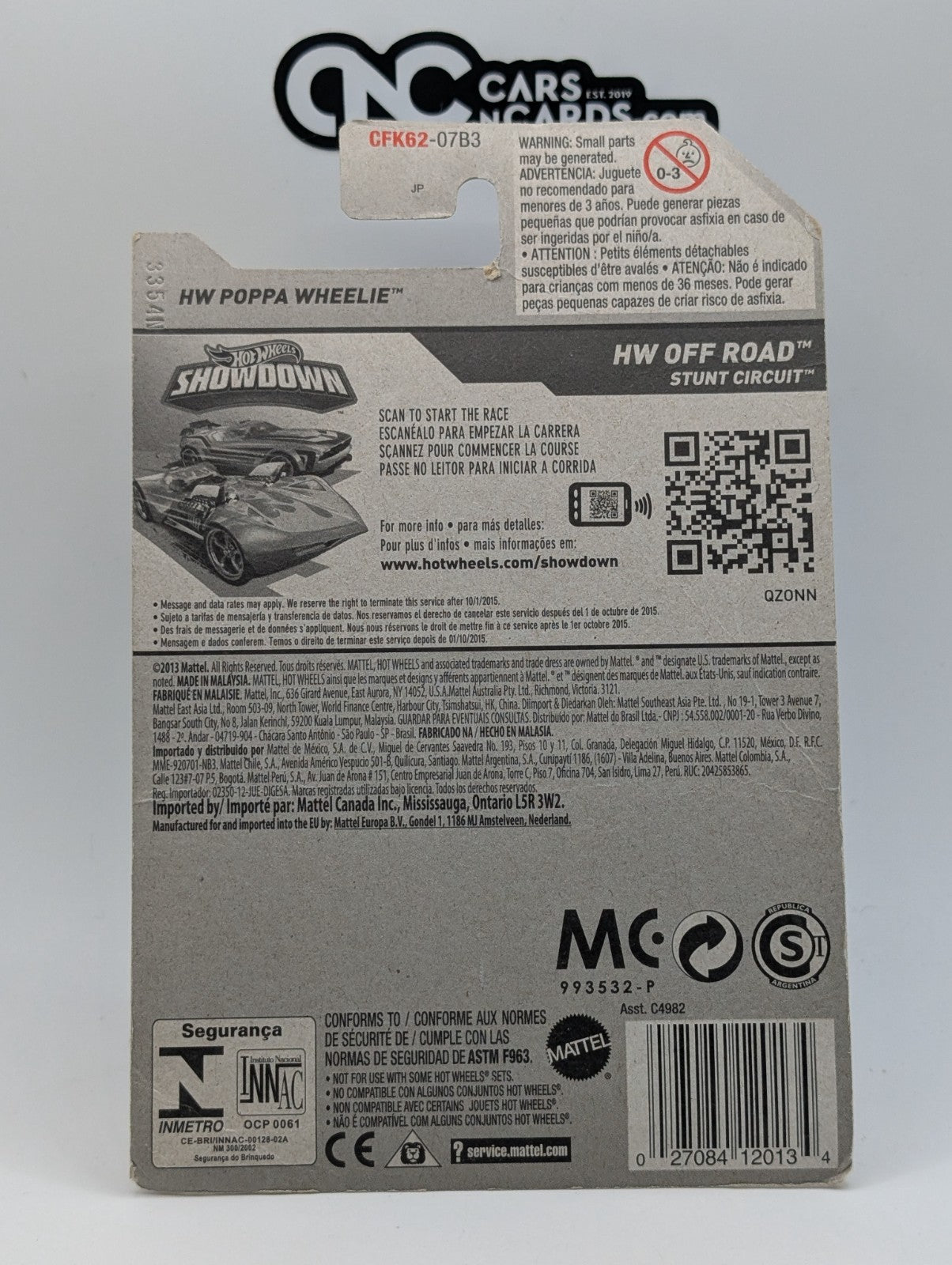 Hot Wheels HW Off Road Poppa Wheelie 115/250 (Card Damage)