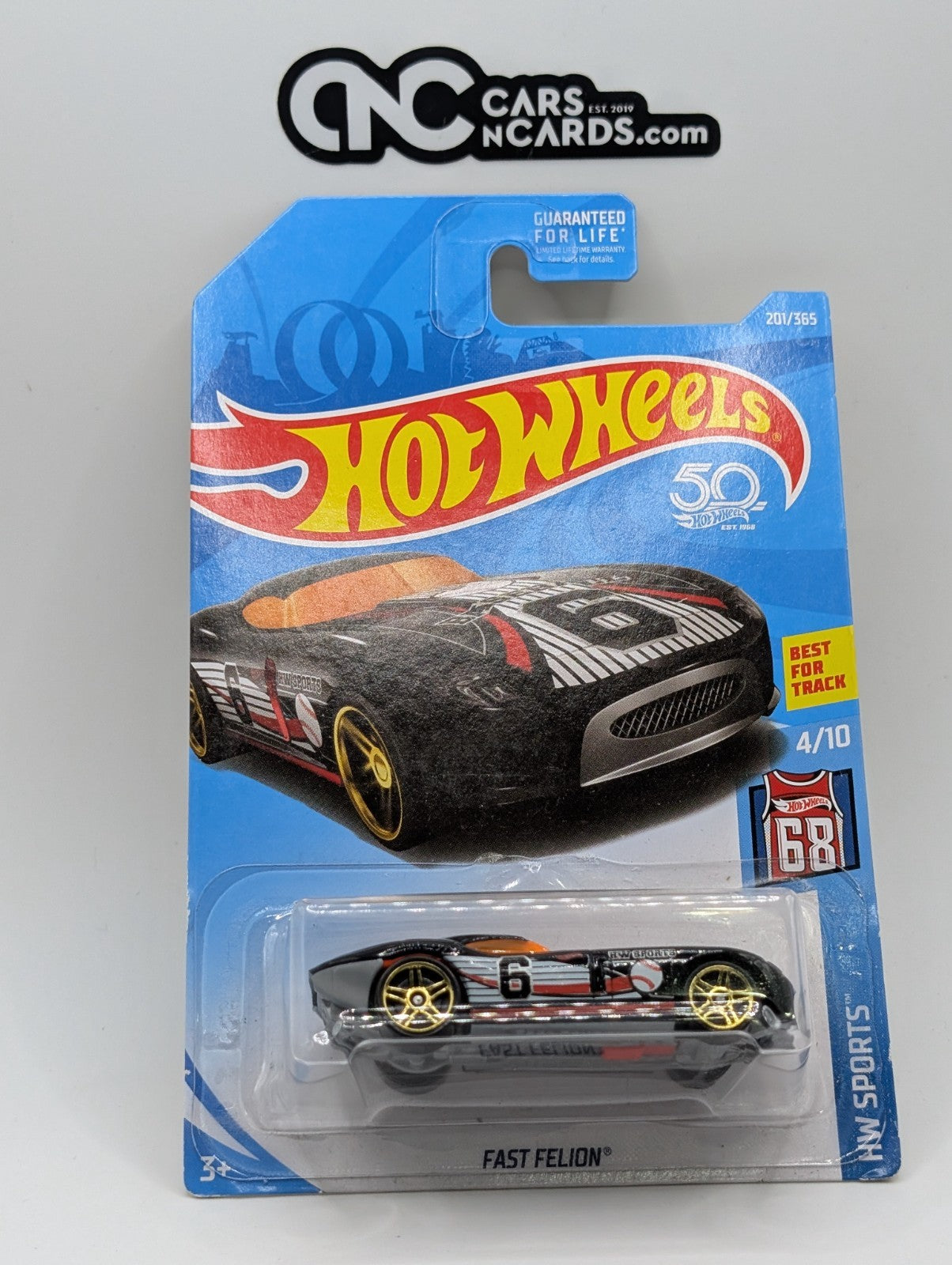 Hot Wheels HW Sports 4/10 Fast Felion 201/365 (Soft Corners)