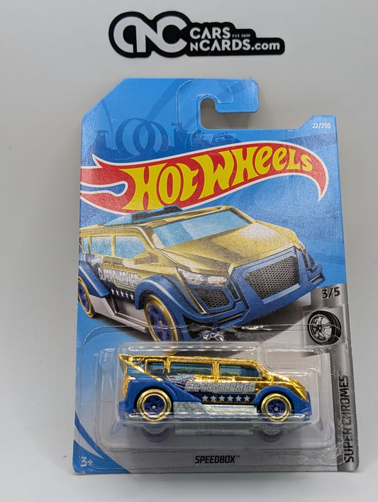 Hot Wheels Super Chromes 3/5 Speedbox 22/250 (Soft Corners)
