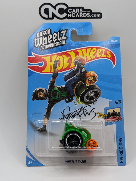 Hot Wheels HW Ride Ons 5/5 Wheelie Chair Green 65/250 (Soft Corners)