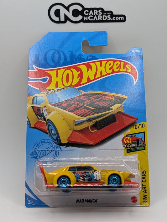 Hot Wheels HW Art Cars 10/10 Mad Manga Yellow 159/250 (Soft Corners)