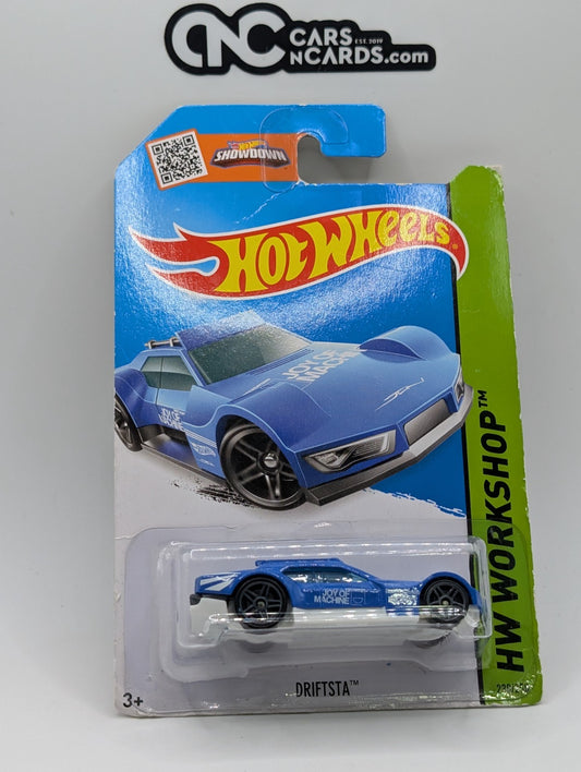 Hot Wheels HW Workshop Driftsta Blue 238/250 (Card Damage)