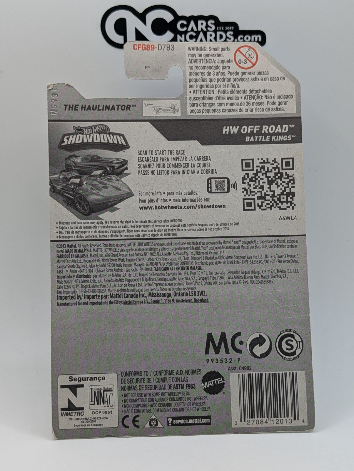 Hot Wheels HW Off Road The Haulinator 90/250 (Soft Corners)