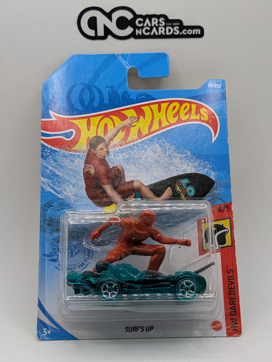 Hot Wheels HW Daredevils 4/5 Surf's Up 97/250 (Card Damage)