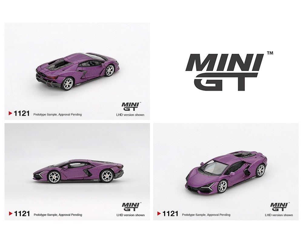 Mini GT 1:64 Lamborghini Revuelto Viola 30th Matte Purple Mijo Exclusives 1121