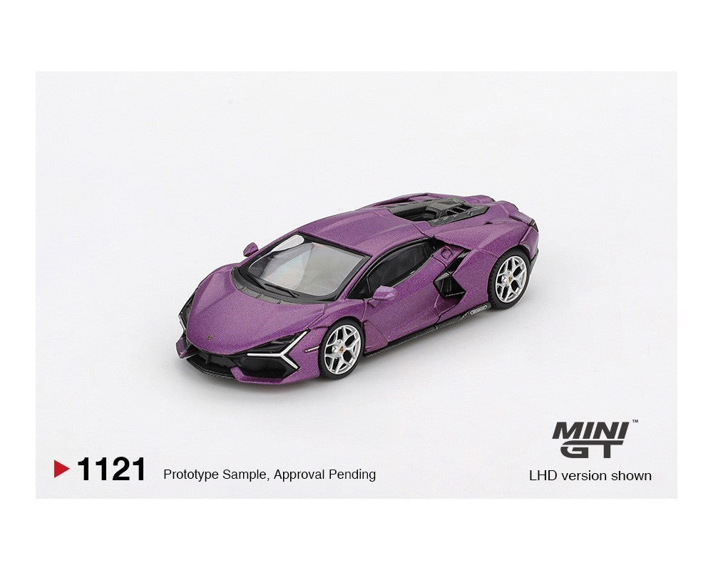 Mini GT 1:64 Lamborghini Revuelto Viola 30th Matte Purple Mijo Exclusives 1121