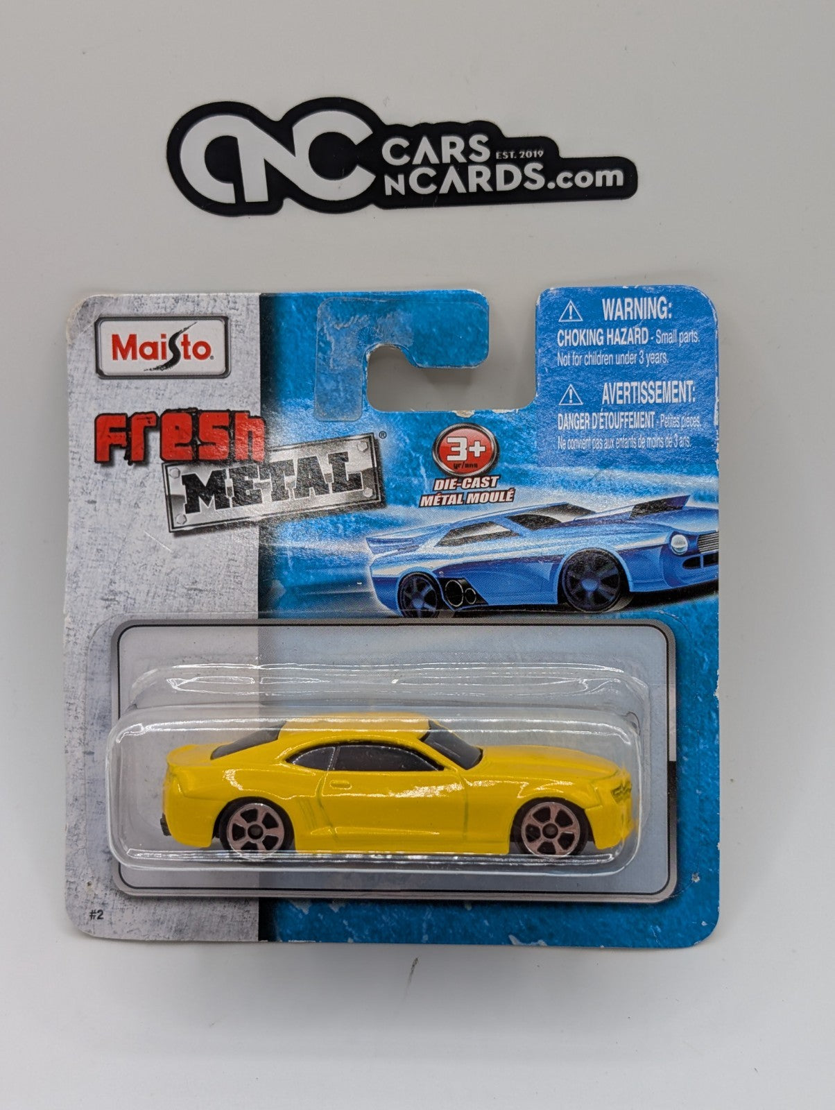 Maisto Fresh Metal 2006 Chevrolet Camaro Concept 1/64 Diecast (Card Damage)