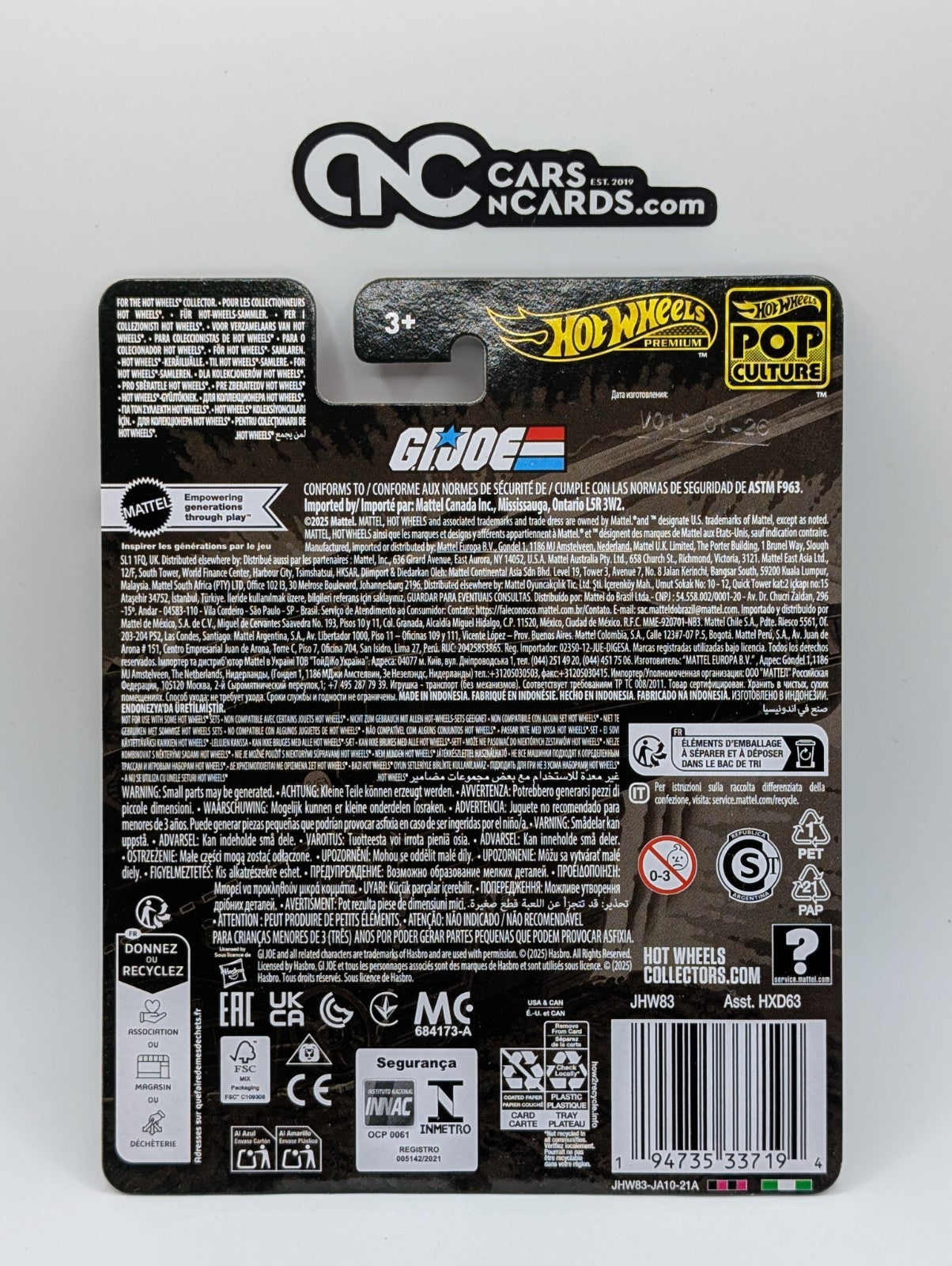 2026 Hot Wheels Premium Pop Culture G.I. Joe Cobra H.I.S.S.