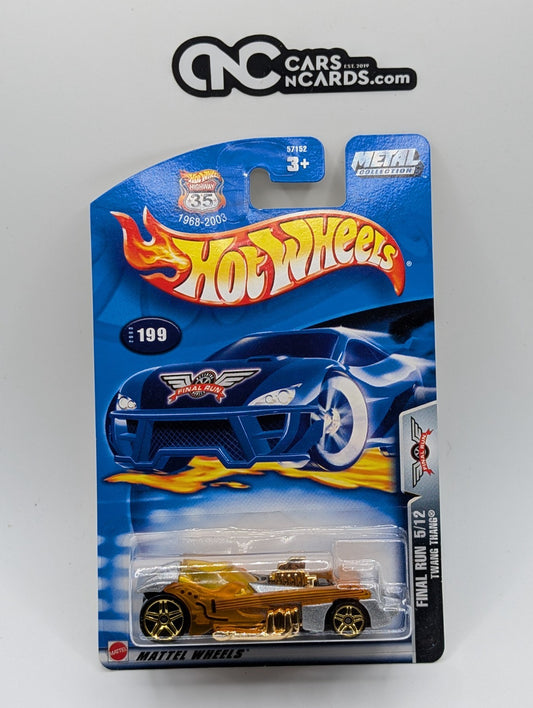 2003 Hot Wheels Final Run 5/12 Twang Thang #199 (Soft Corners)