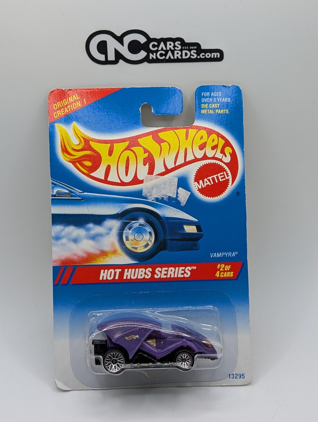 1995 Hot Wheels Hot Tubs 2/4 Vampyra Purple 13295 (Card Damage)