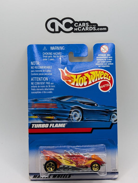 2000 Hot Wheels Turbo Flame Red 27079 (Card Damage)