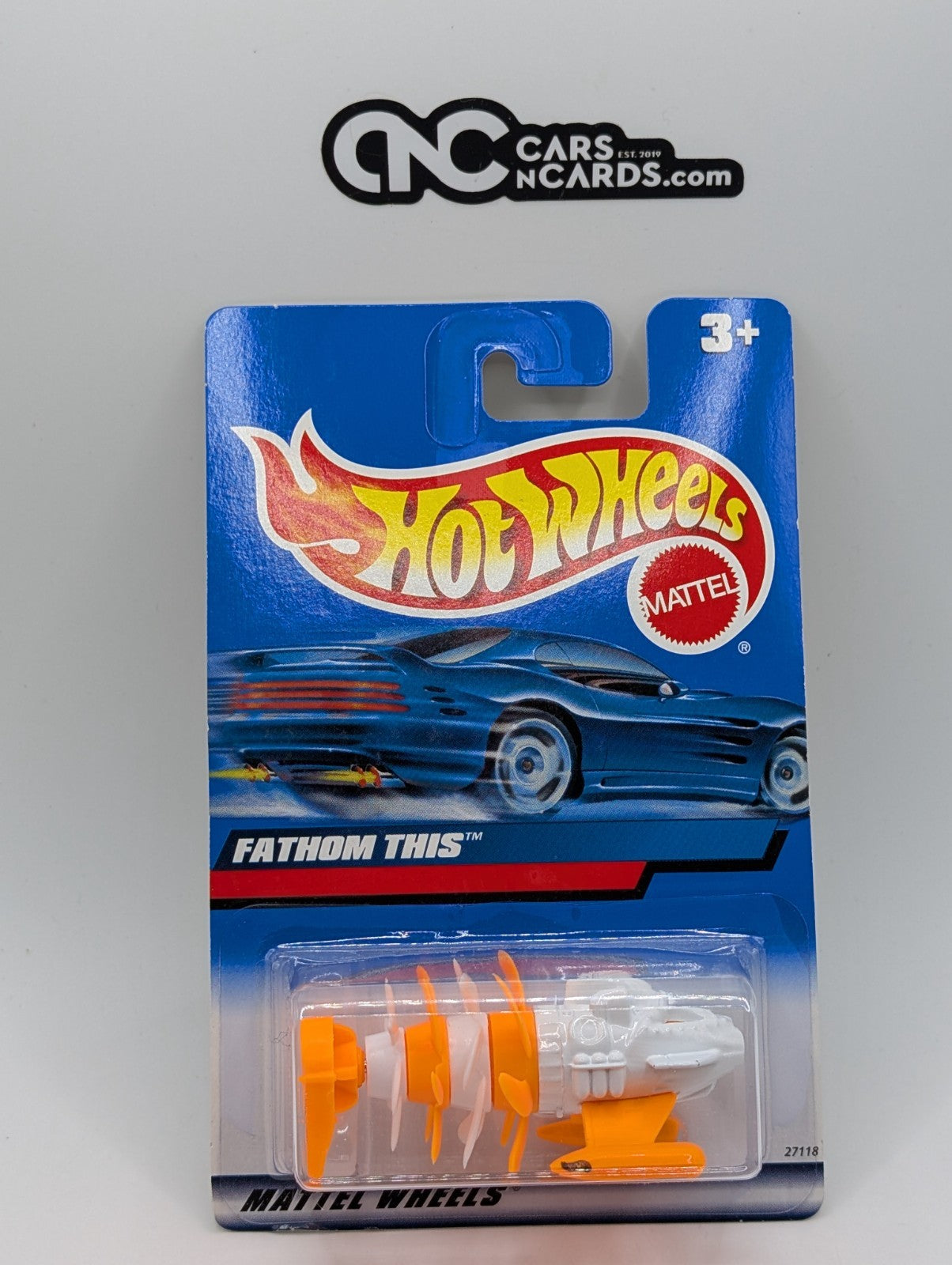 2000 Hot Wheels Fathom This White #152 (Soft Corners)