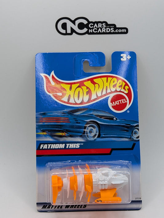 2000 Hot Wheels Fathom This White #152 (Soft Corners)