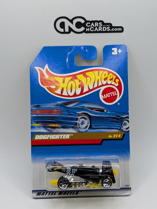1999 Hot Wheels Flyin' Aces 2/4 Dogfighter Black 18804 (Soft Corners)