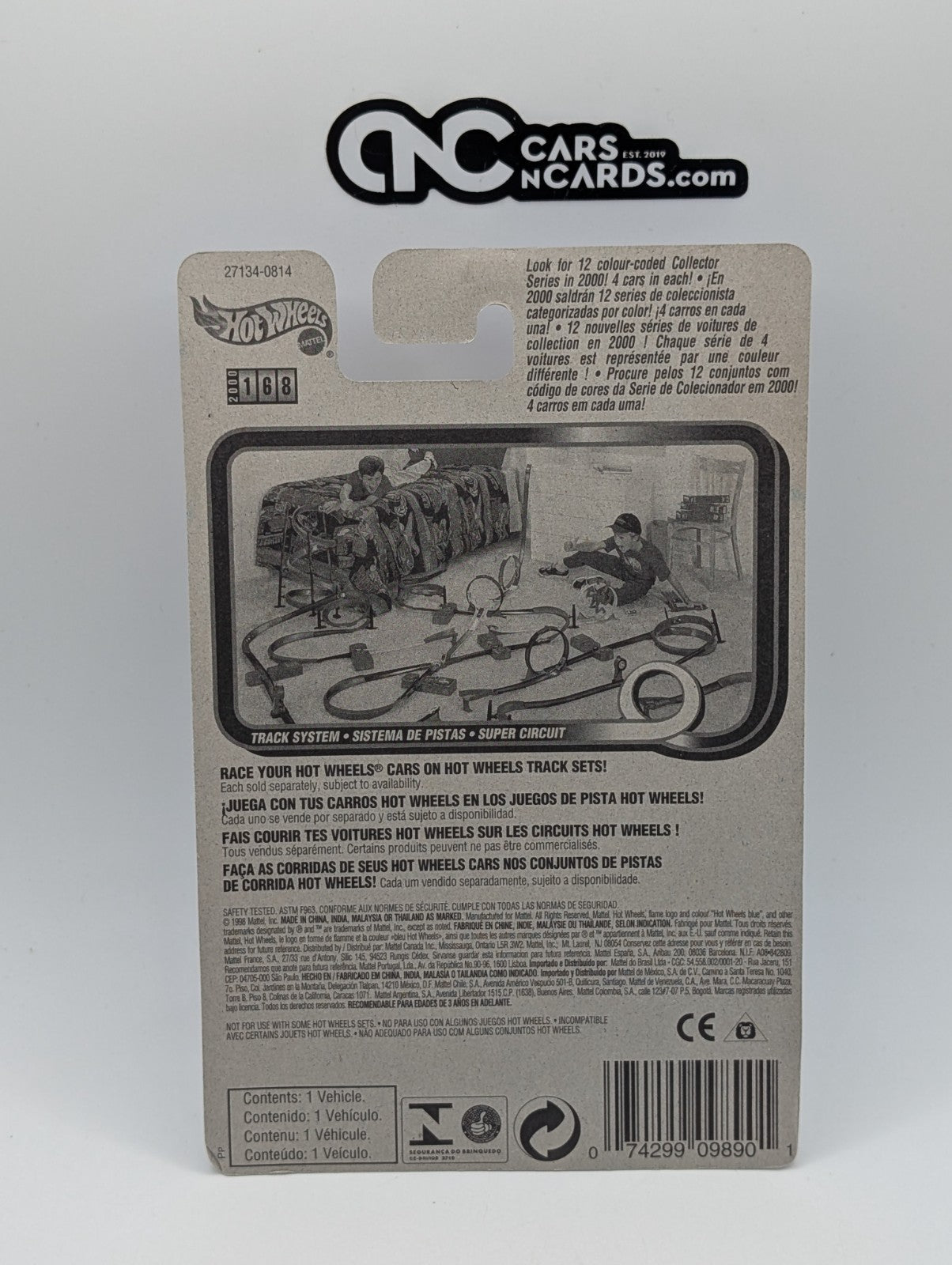 2000 Hot Wheels Lakester Black 27134 (Soft Corners)