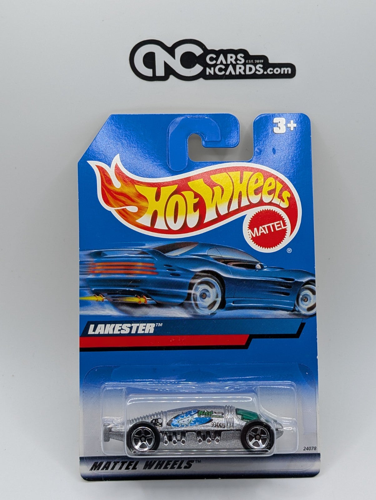 1999 Hot Wheels Lakester Silver 24078 (Soft Corners)