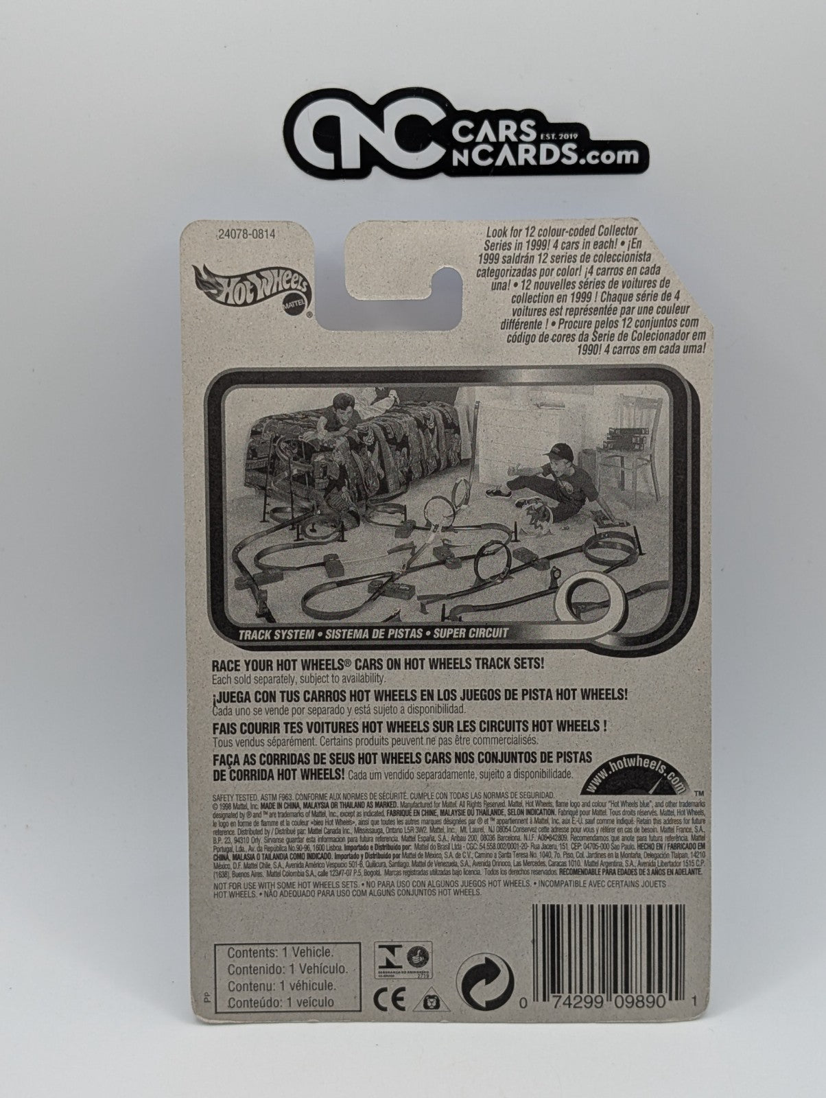 1999 Hot Wheels Lakester Silver 24078 (Soft Corners)