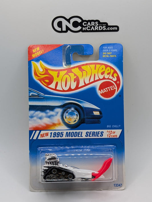1995 Hot Wheels Big Chill White 13347 (Card Damage)