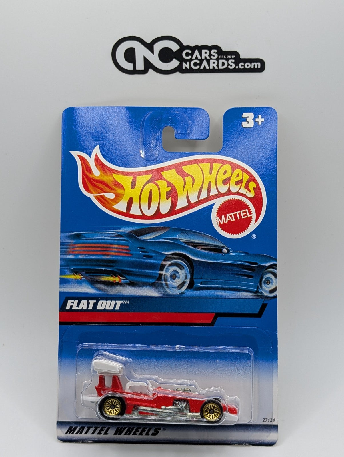 2000 Hot Wheels Flat Out Red 27124 (Soft Corners)