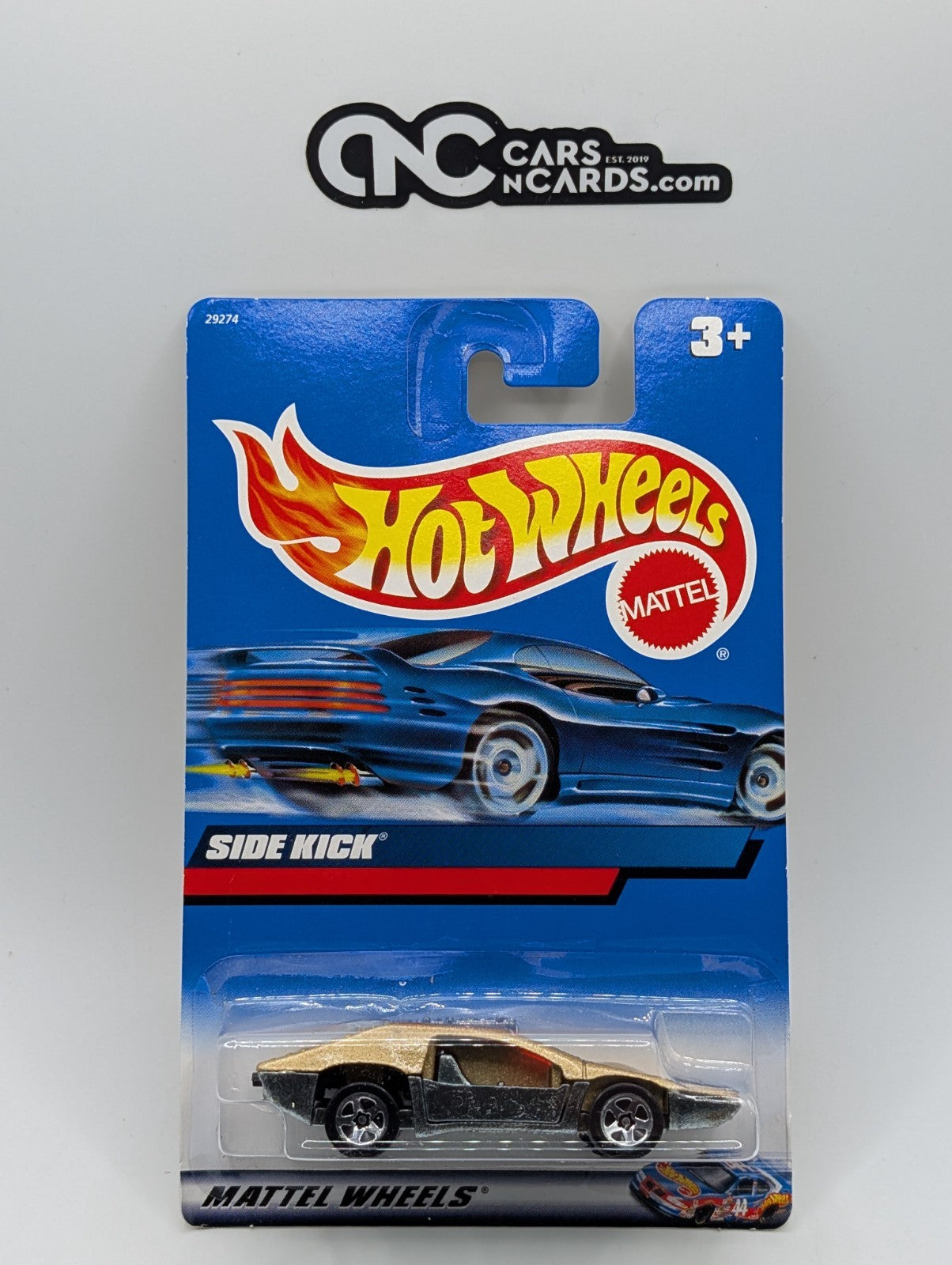 2000 Hot Wheels Side Kick Gold 29274 (Soft Corners)