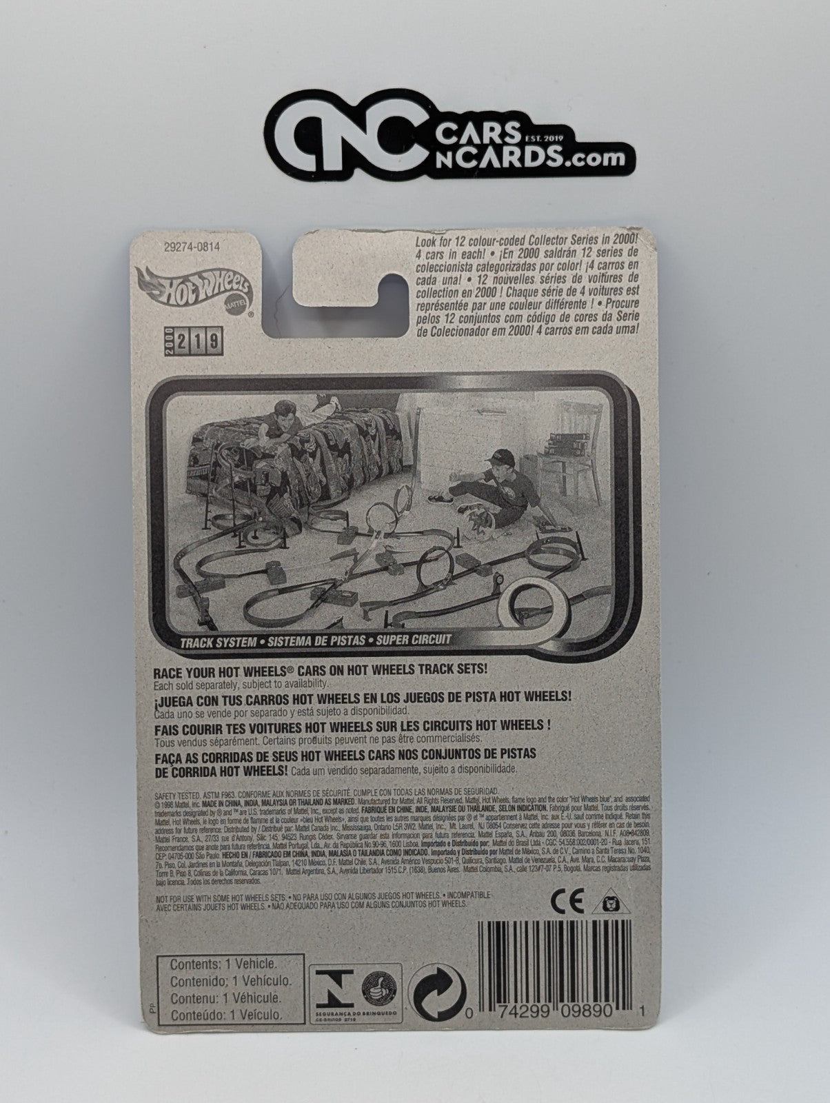 2000 Hot Wheels Side Kick Gold 29274 (Soft Corners)