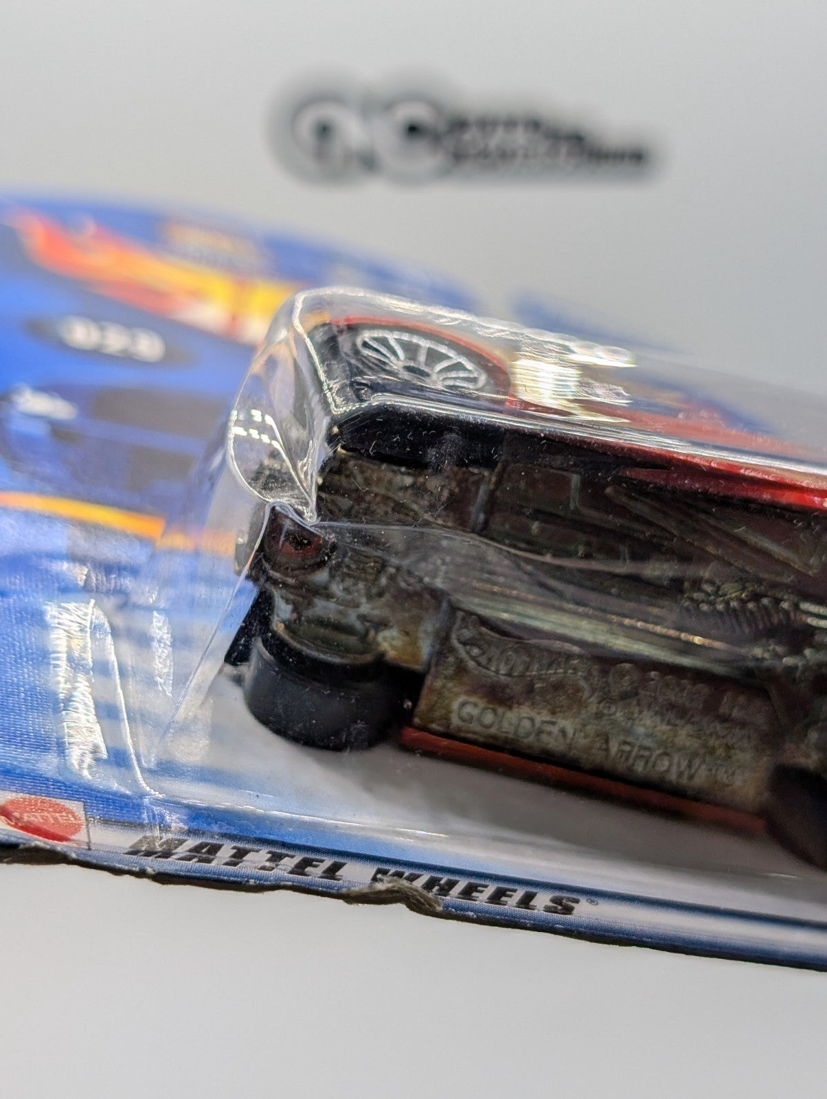 2003 Hot Wheels First Editions 17/42 Golden Arrow Orange (Damaged)
