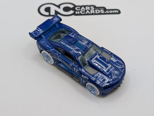 Hot Wheels HW Art Cars Custom '11 Camaro Blue LOOSE