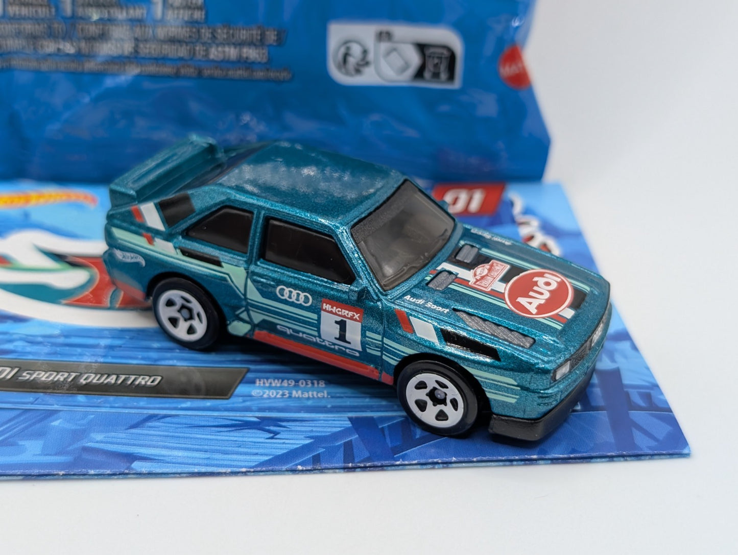 2024 Hot Wheels Mystery Models '84 Audi Sport Quattro Teal SEALED