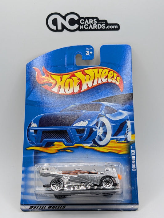 2000 Hot Wheels Dogfighter Silver #222 (Soft Corners)