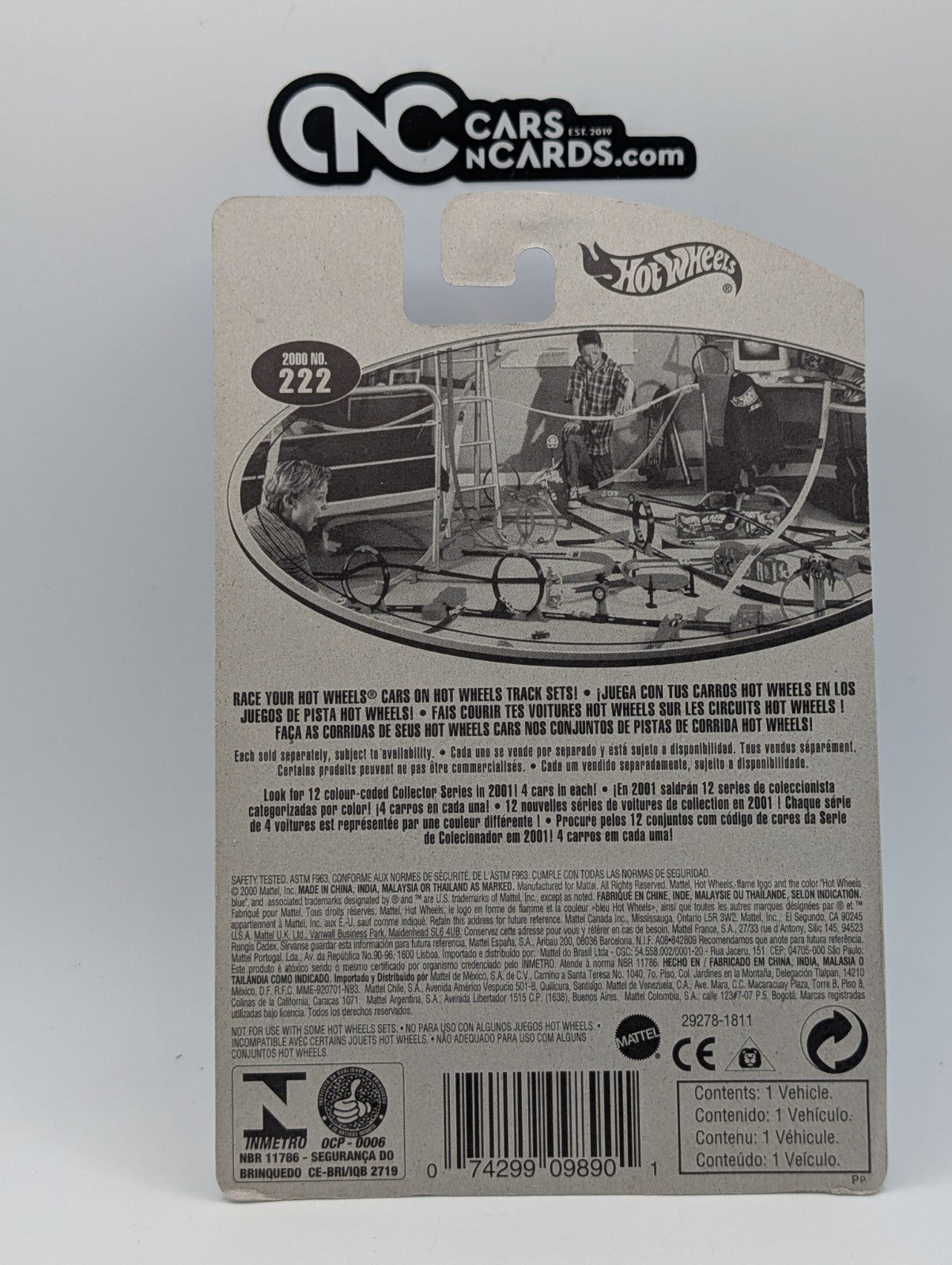 2000 Hot Wheels Dogfighter Silver #222 (Soft Corners)