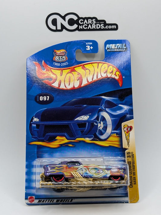 2003 Hot Wheels Crazed Clowns 3/5 Nash Metropolitan #97 (Soft Corners)