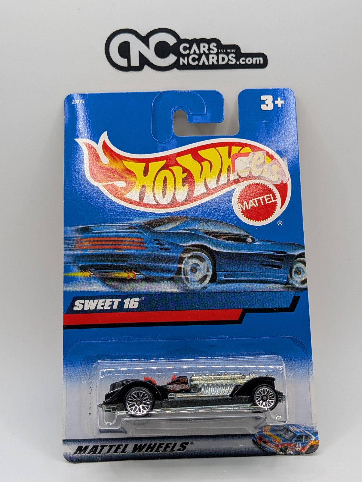 2000 Hot Wheels Sweet 16 Black #220 (Soft Corners) – Cars N Cards