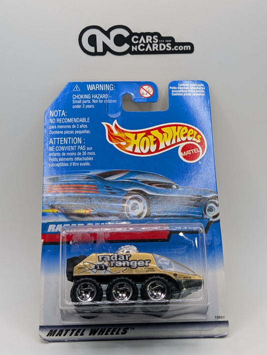 1998 Hot Wheels Radar Ranger Gold 19951 (Card Damage)