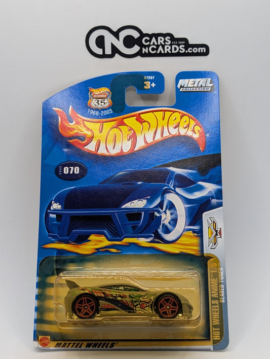2002 Hot Wheels Anime 1/5 Seared Tuner #70 (Yellow Blister)