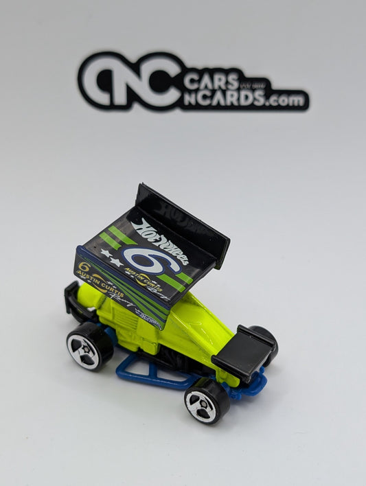 2001 Hot Wheels Slide Out Yellow #129 LOOSE