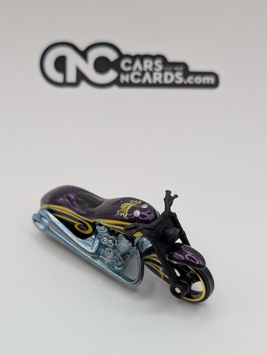 2007 Hot Wheels Scorchin' Scooter Purple LOOSE