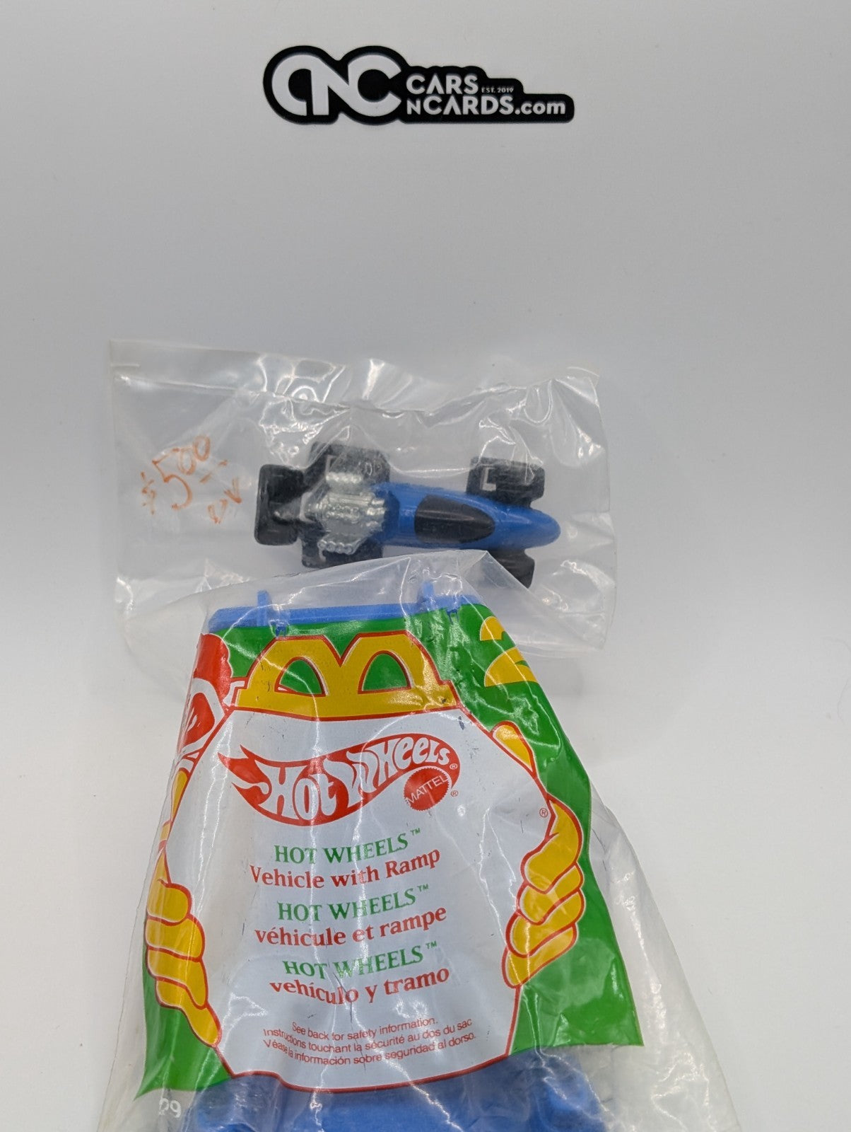 1995 Hot Wheels McDonald's Happy Vehicle With Ramp SEALED