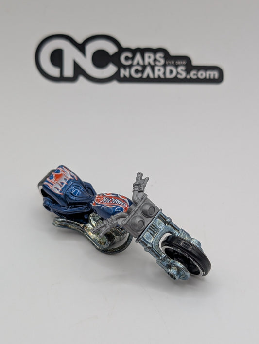 2001 Hot Wheels Blast Lane Blue LOOSE