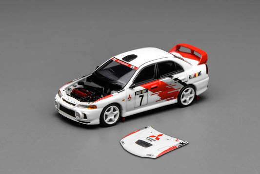 Motorhelix 1:64 Mitsubishi Lancer Evolution IV GSR MONTE CARLO LIVERY M64010