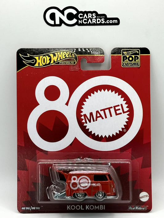 2025 Hot Wheels Premium Mattel 80th Anniversary Kool Kombi Solid Case of 10 Cars
