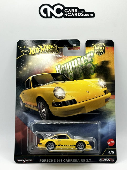 2025 Hot Wheels Premium Hammer Drop Porsche 911 Carrera Solid Case of 10 Cars