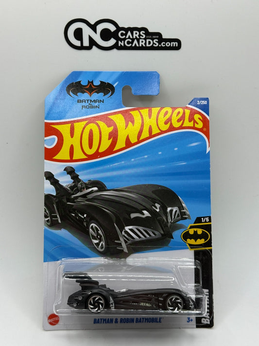 2025 Hot Wheels Batman 1/5 Batman & Robin Batmobile Black