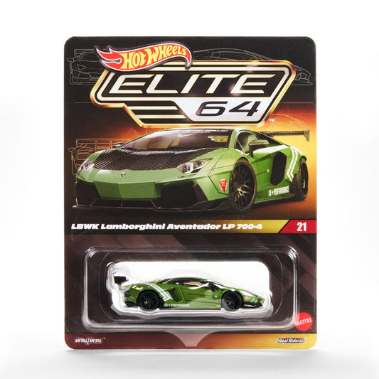 2026 Hot Wheels Elite 64 LBWK Lamborghini Aventador LP 700-4 With Protector