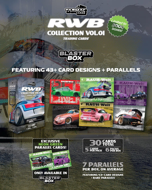 Tarmac Works Tarmac Cards RWB Collection Vol.01- Blaster Box TC-RWBC-B01