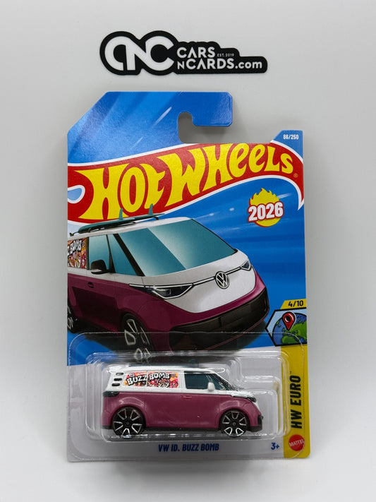2026 Hot Wheels HW Euro VW ID. Buzz Bomb Pink
