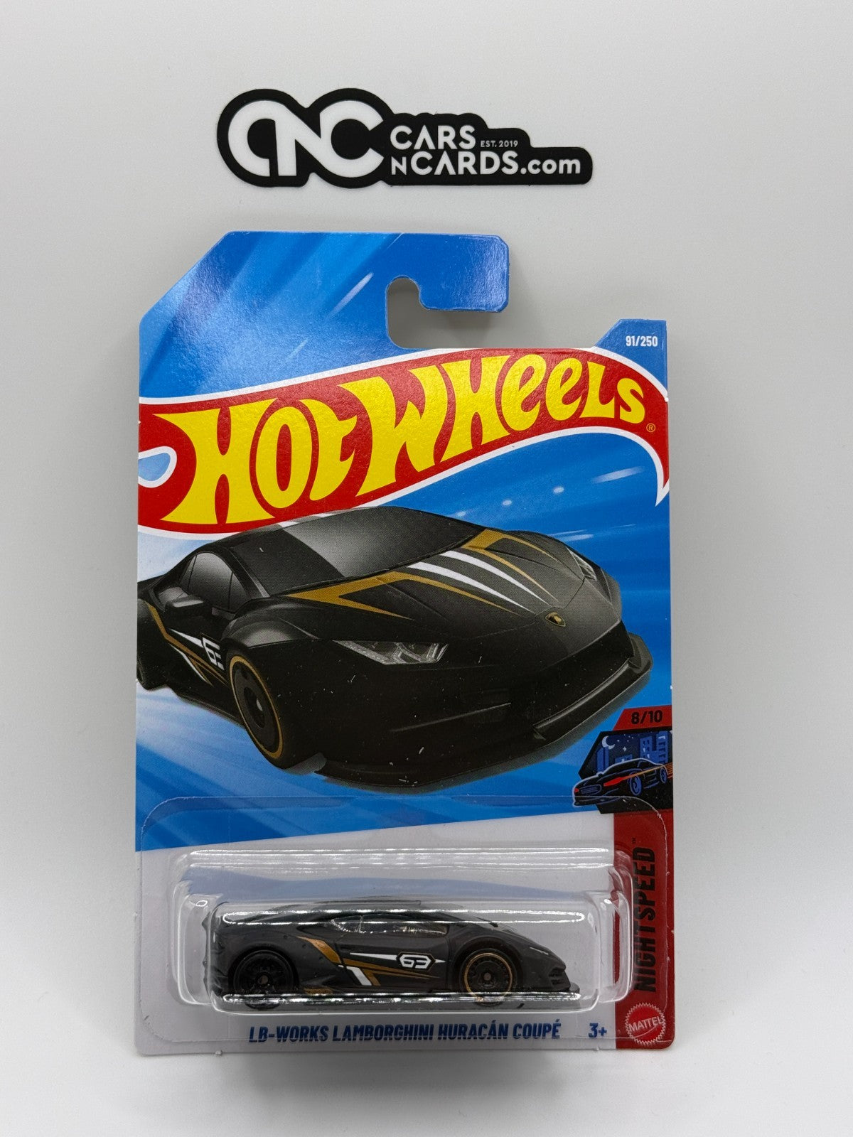 2026 Hot Wheels Night Speed 8/10 LB-Works Lamborghini Huracan Coupe