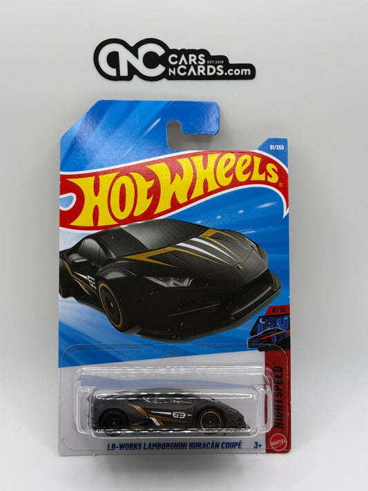 2026 Hot Wheels Night Speed 8/10 LB-Works Lamborghini Huracan Coupe