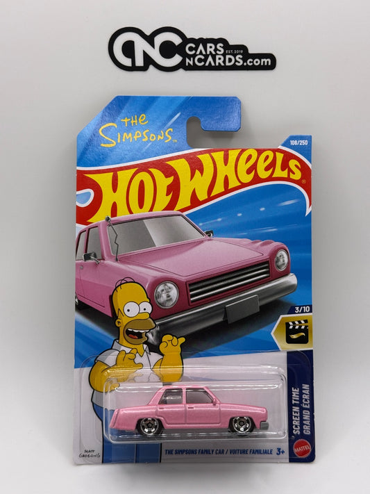 2026 Hot Wheels Screen Time 3/10 The Simpsons Family Car