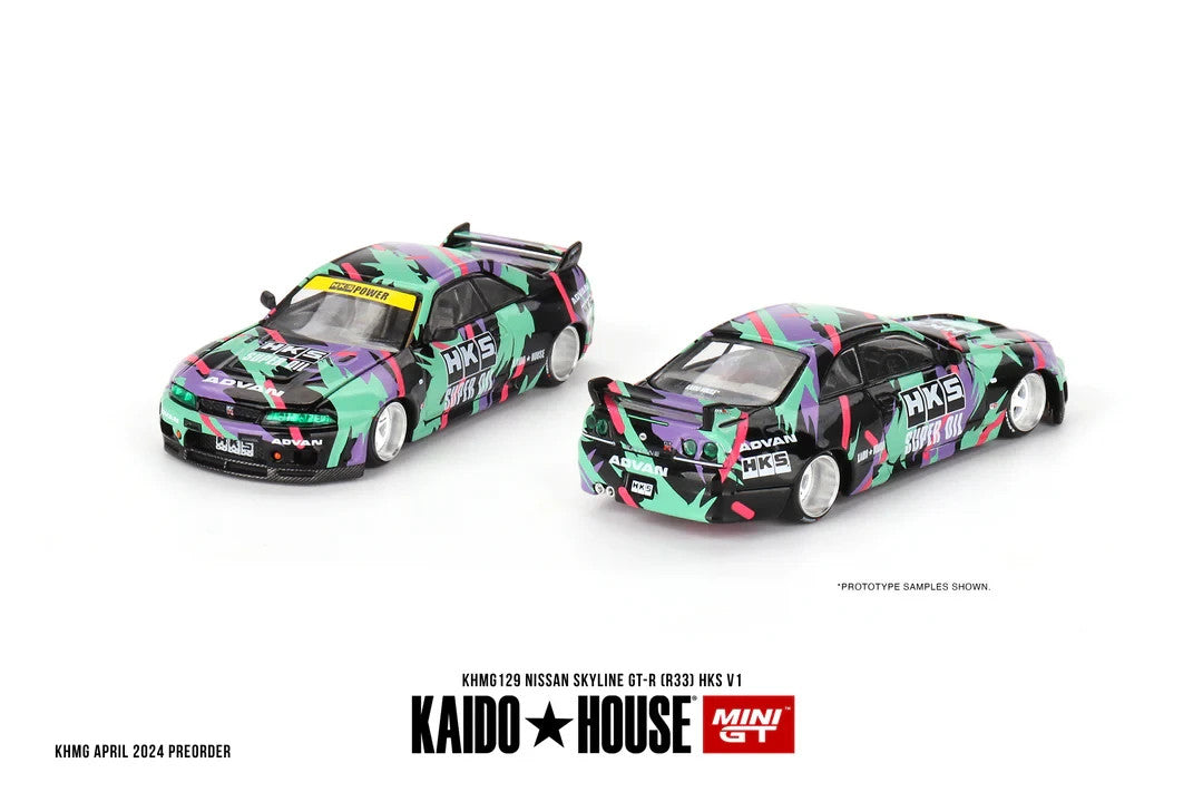 Kaido House x Mini GT 1:64 Nissan Skyline GT-R R33 KHMG129 Sealed Box